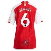 Officiële Voetbalshirt Arsenal Gabriel 6 Thuis 2023-24 - Dames